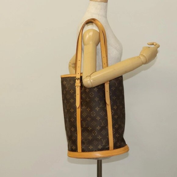 LOUIS VUITTON Monogram Bucket GM Shoulder Bag LV Auth - Picture 14 of 16